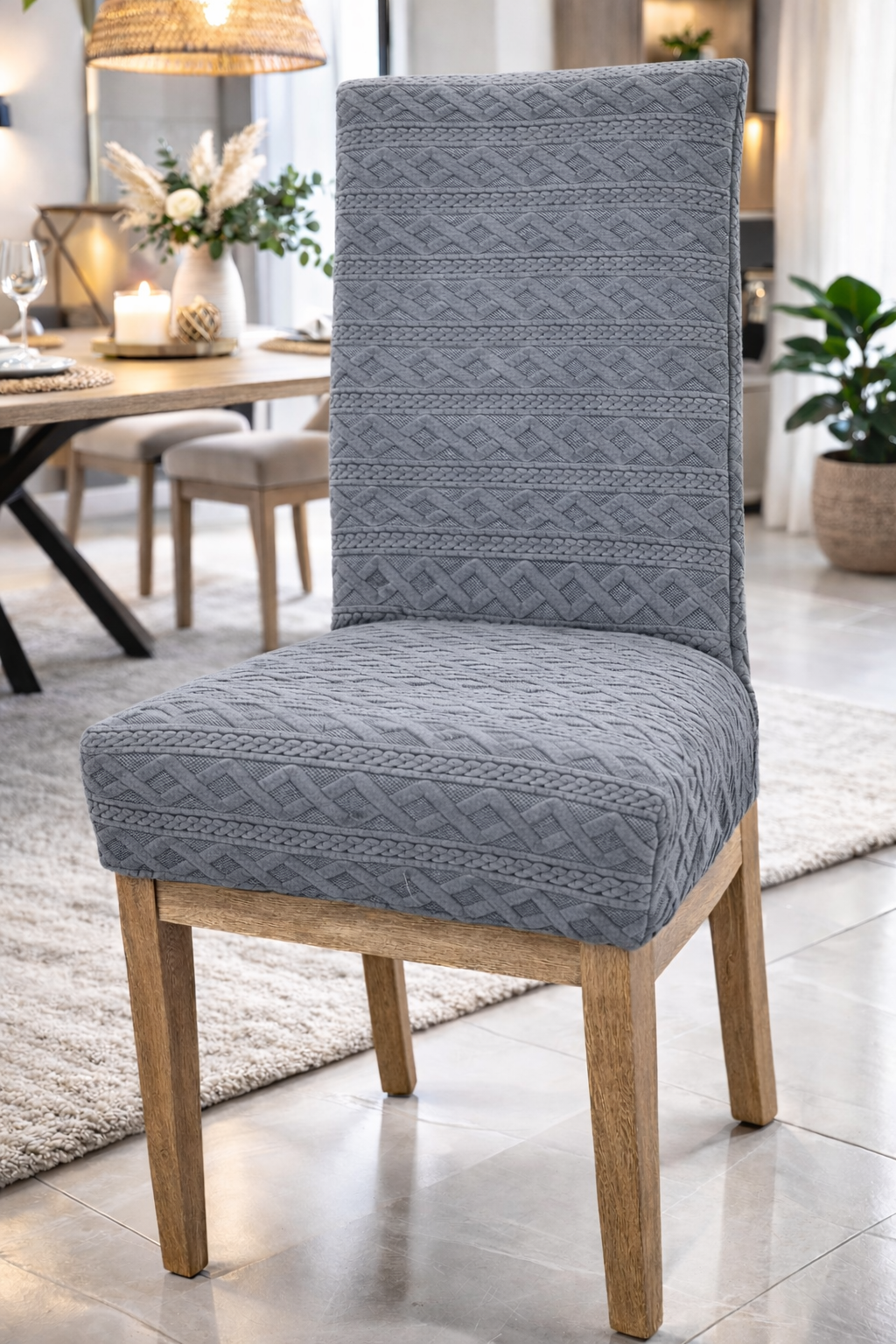 FUNDA PARA SILLA DE COMEDOR CON RELIEVE⭐⭐⭐⭐⭐ 5/5